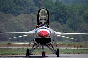 XG44_082 Assigned to the Air Combat Command, the Thunderbirds are officially the U.S. Air Force Air Demonstration Squadron. Commanded by Lt. Col. Brian T. Bishop, the...