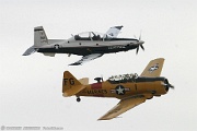 USAF Heritage Flight T-6A Texan II and T-6 Texan