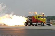 The ShockWave Jet Truck runs over 300 mph