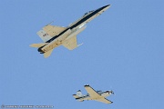 NASA F/A-18A Hornet, N850NA and Beech T-34C Mentor, N865NA