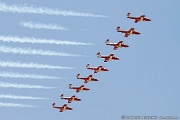 Nine Plane Line Abreast