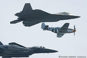 Jim Beasley Jr. Mustang leads formation.