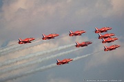 British Team in Arrow formation