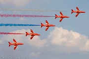 Red Arrows Echelon formation