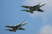 Hornet aerial refueling system (ARS). he ARS includes an external 330 US gallons (1,200 L) tank with hose reel on the centerline along with four external 480 US...