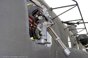 HE16_015 MH-47G Chinook helicopter with M-134 Gatling gun