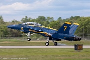 F/A-18B Hornet 161746 C/N 0103 from Blue Angels Demo Team NAS Pensacola, FL