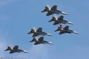 JK17_172 F-18 Hornets formation fly-by