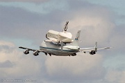 LD27_072 Space Shuttle Enterprise flyby over New York’s John F. Kennedy Airport carried on NASA's Shuttle Carrier Aircraft (SCA) modified Boeing 747-100, N905NA