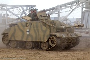 LH04_366 The WWII Battle Reenactment brings to life the sights sounds and smells of ground and air warfare over WWII Europe. Using realistic historical re-enactors and...