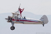 ME04_059 Boeing B-75N1 Stearman C/N 75-7016 - Silver Wings Wingwalking, N450SR