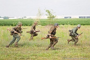 MH10_135 The WWII Battle Reenactment brings to life the sights sounds and smells of ground and air warfare over WWII Europe. Using realistic historical re-enactors and...