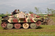 MH10_138 The WWII Battle Reenactment brings to life the sights sounds and smells of ground and air warfare over WWII Europe. Using realistic historical re-enactors and...
