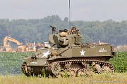 MH10_494 The WWII Battle Reenactment brings to life the sights sounds and smells of ground and air warfare over WWII Europe. Using realistic historical re-enactors and...