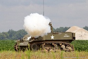 MH10_496 The WWII Battle Reenactment brings to life the sights sounds and smells of ground and air warfare over WWII Europe. Using realistic historical re-enactors and...