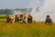 OH29_137 The WWII Battle Reenactment brings to life the sights sounds and smells of ground and air warfare over WWII Europe. Using realistic historical re-enactors and...