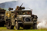 OH29_153 The WWII Battle Reenactment brings to life the sights sounds and smells of ground and air warfare over WWII Europe. Using realistic historical re-enactors and...