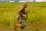 OH29_154 The WWII Battle Reenactment brings to life the sights sounds and smells of ground and air warfare over WWII Europe. Using realistic historical re-enactors and...
