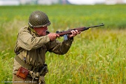 OH29_159 The WWII Battle Reenactment brings to life the sights sounds and smells of ground and air warfare over WWII Europe. Using realistic historical re-enactors and...