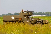 OH29_166 The WWII Battle Reenactment brings to life the sights sounds and smells of ground and air warfare over WWII Europe. Using realistic historical re-enactors and...