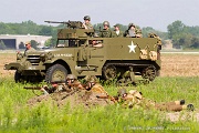 PH20_203 The WWII Battle Reenactment brings to life the sights sounds and smells of ground and air warfare over WWII Europe. Using realistic historical re-enactors and...