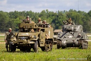 PH21_223 The WWII Battle Reenactment brings to life the sights sounds and smells of ground and air warfare over WWII Europe. Using realistic historical re-enactors and...