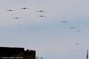 TE18_066 D-Day squadron in formation over Hudson river