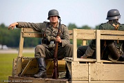 TH03_276 The WWII Battle Reenactment brings to life the sights sounds and smells of ground and air warfare over WWII Europe. Using realistic historical re-enactors and...