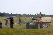 TH03_337 The WWII Battle Reenactment brings to life the sights sounds and smells of ground and air warfare over WWII Europe. Using realistic historical re-enactors and...