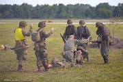 TH03_339 The WWII Battle Reenactment brings to life the sights sounds and smells of ground and air warfare over WWII Europe. Using realistic historical re-enactors and...