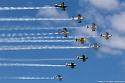 XE06_108 The Full Throttle Formation Team from Atlanta Georgia is the largest precision formation airshow team in America flying Van's Aircraft.