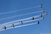 XE06_132 The Full Throttle Formation Team from Atlanta Georgia is the largest precision formation airshow team in America flying Van's Aircraft.