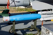 XH26_0009 The BDU-50 A/B is a 500 pound thick-wall cast ductile iron, non-explosive training shape used to provide combat air forces with aircrew weapons delivery...
