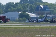 OG22_123 Piper Malibu PA-46-310P single-engine airplane, N4BP, sustained substantial damage when it impacted runway 27 while landing at the Wittman Regional Airport.The...