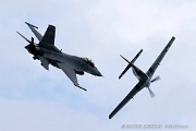 PG27_302 Heritage Flight: P-51 and F-16