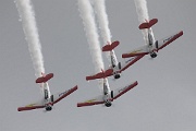 SG27_978 Aeroshell Aerobatic Team - Precision AT-6 Texan flight demonstration team.
