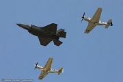 USAF Heritage Flight: F-22 and two P-51 Mustangs USAF Heritage Flight: F-22 and two P-51 Mustangs