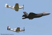 USAF Heritage Flight: F-22 and two P-51 Mustangs USAF Heritage Flight: F-22 and two P-51 Mustangs