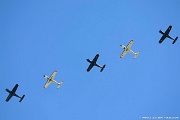 WG26_0610 Formation of Socata Epsilot aircraft