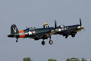 FotoDJ Coirsair taking off for Navy Tailhook Legacy Flight